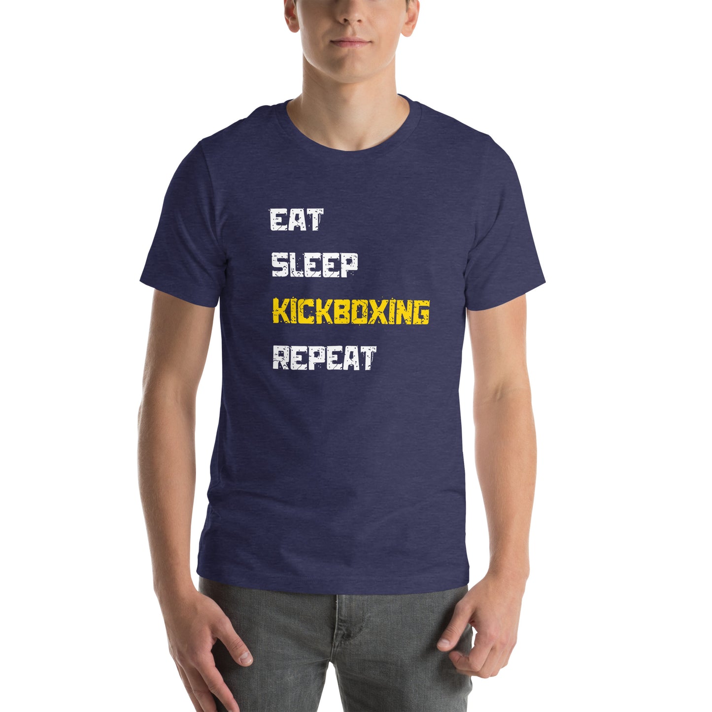 "Eat Sleep Kickboxing Repeat" Unisex t-shirt