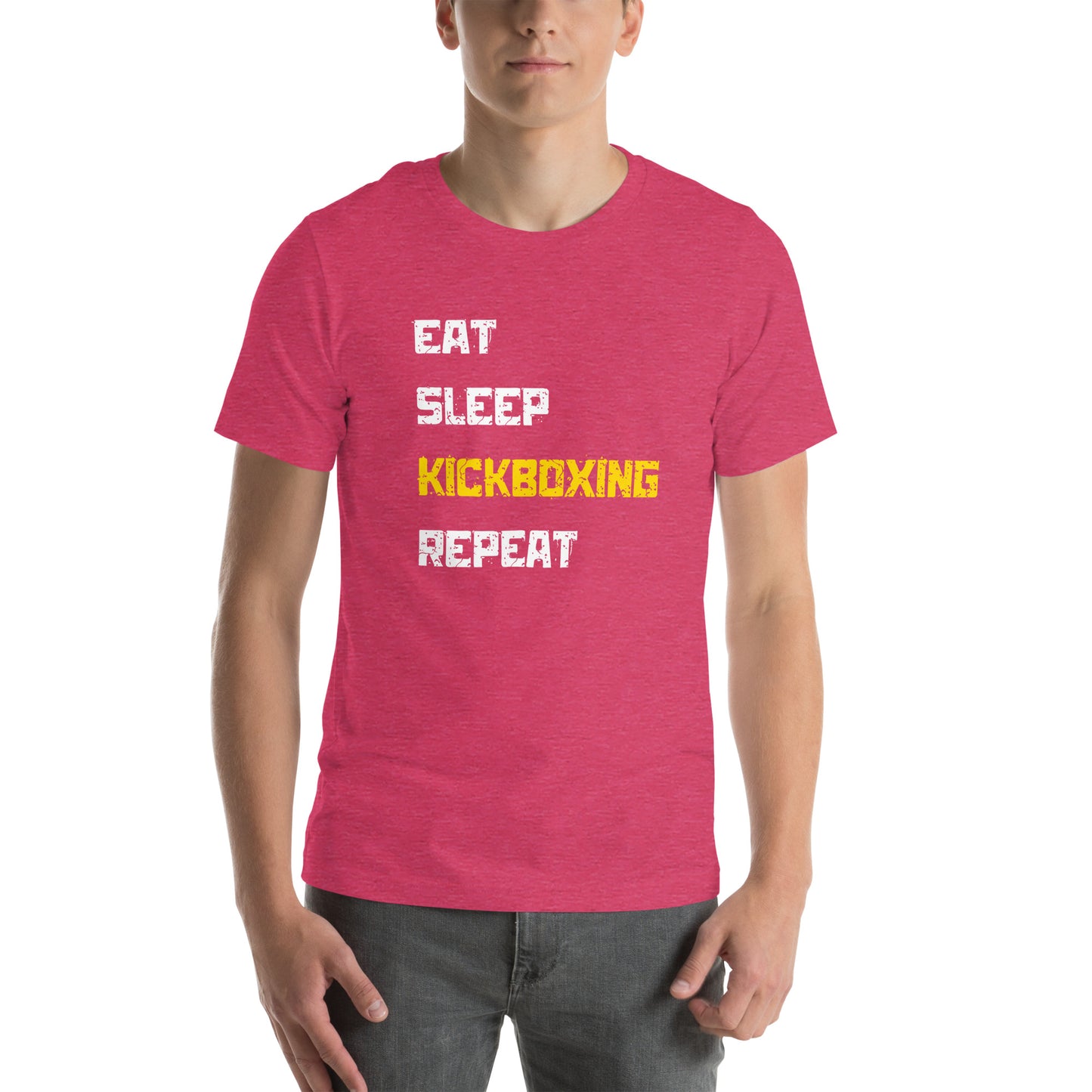"Eat Sleep Kickboxing Repeat" Unisex t-shirt