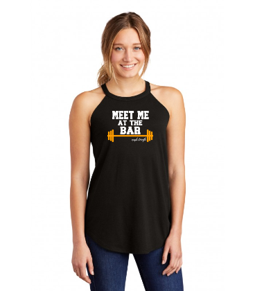 "Meet Me At The Bar" Rocker Tank Top