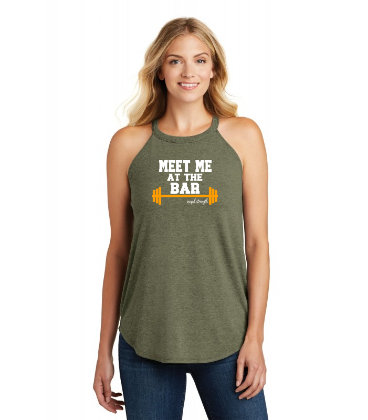 "Meet Me At The Bar" Rocker Tank Top