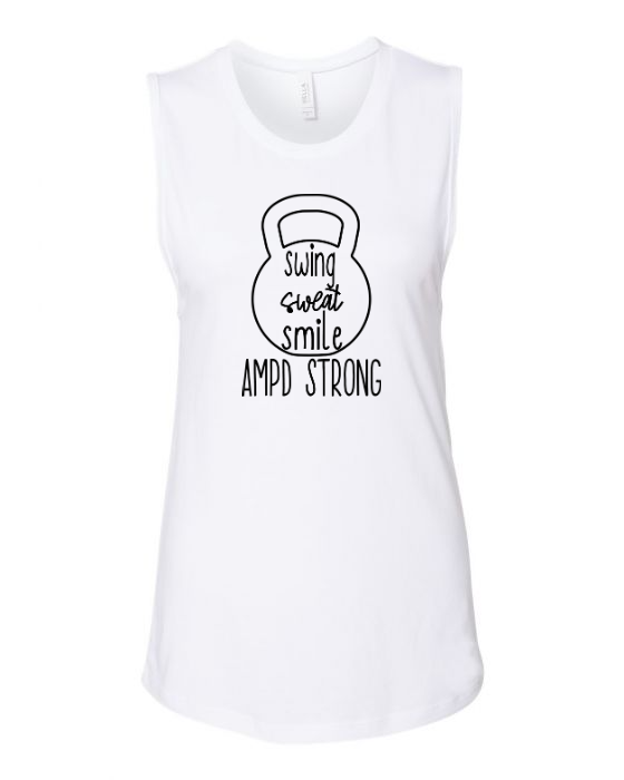 "Swing Sweat Smile" Muscle Tank (Women's)