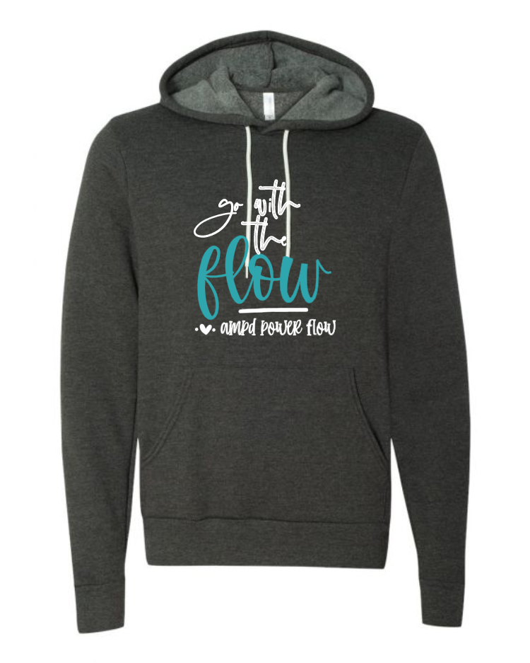 "Go With The Flow" Fleece Hoodie (Unisex)