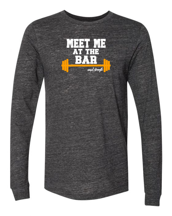 "Meet Me At The Bar" Unisex Jersey Long Sleeve Tee