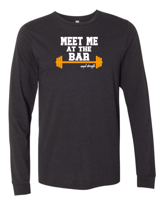 "Meet Me At The Bar" Unisex Jersey Long Sleeve Tee