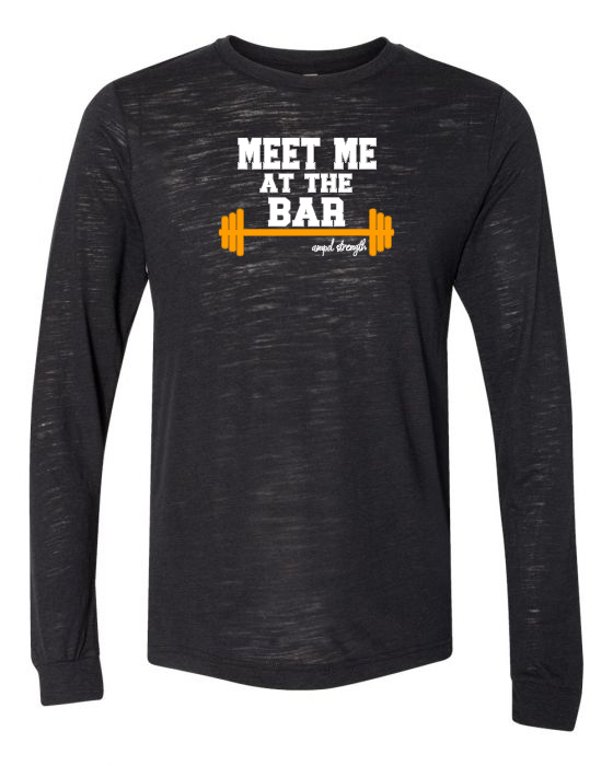 "Meet Me At The Bar" Unisex Jersey Long Sleeve Tee