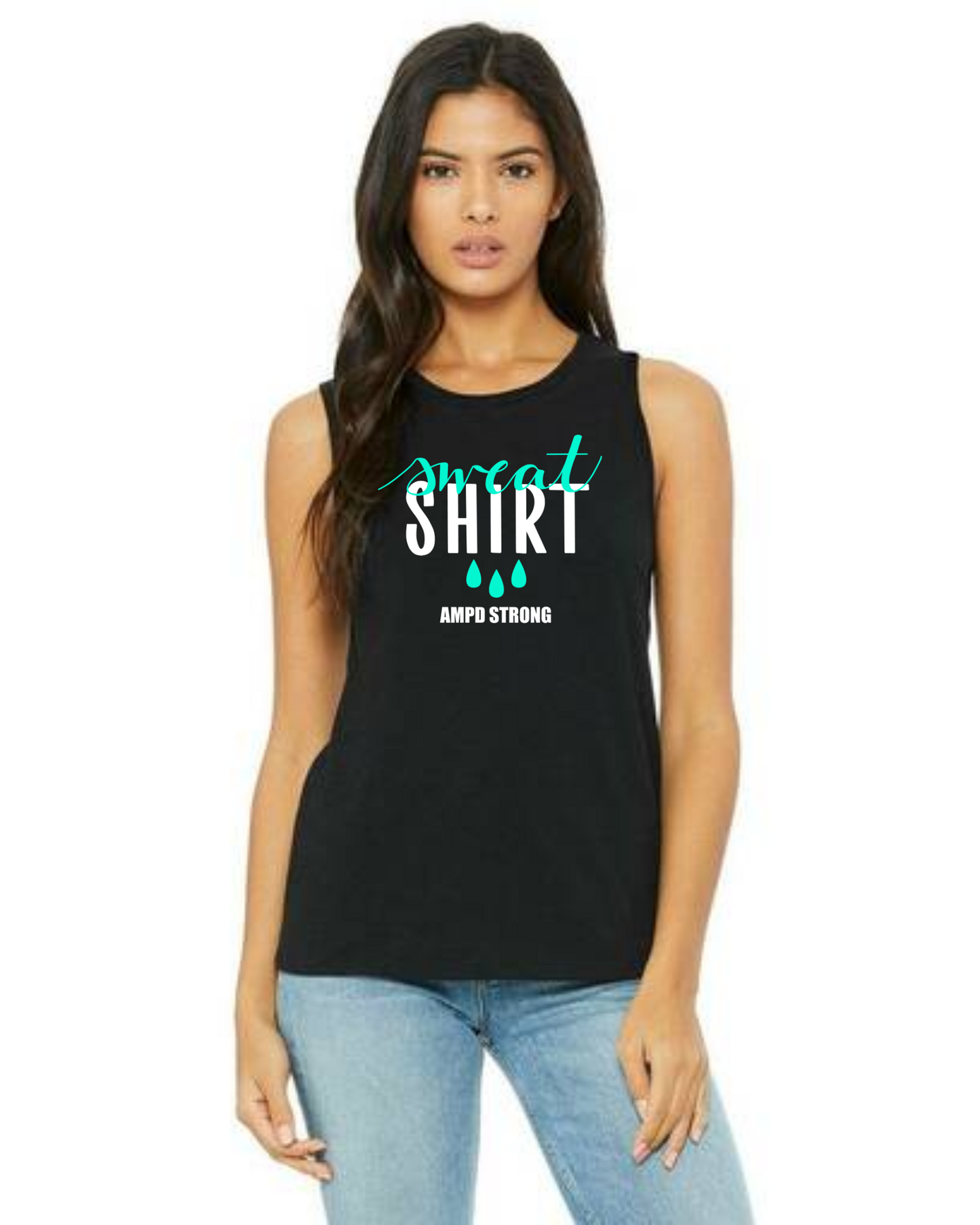 "Sweat Shirt" Women's Muscle Tank