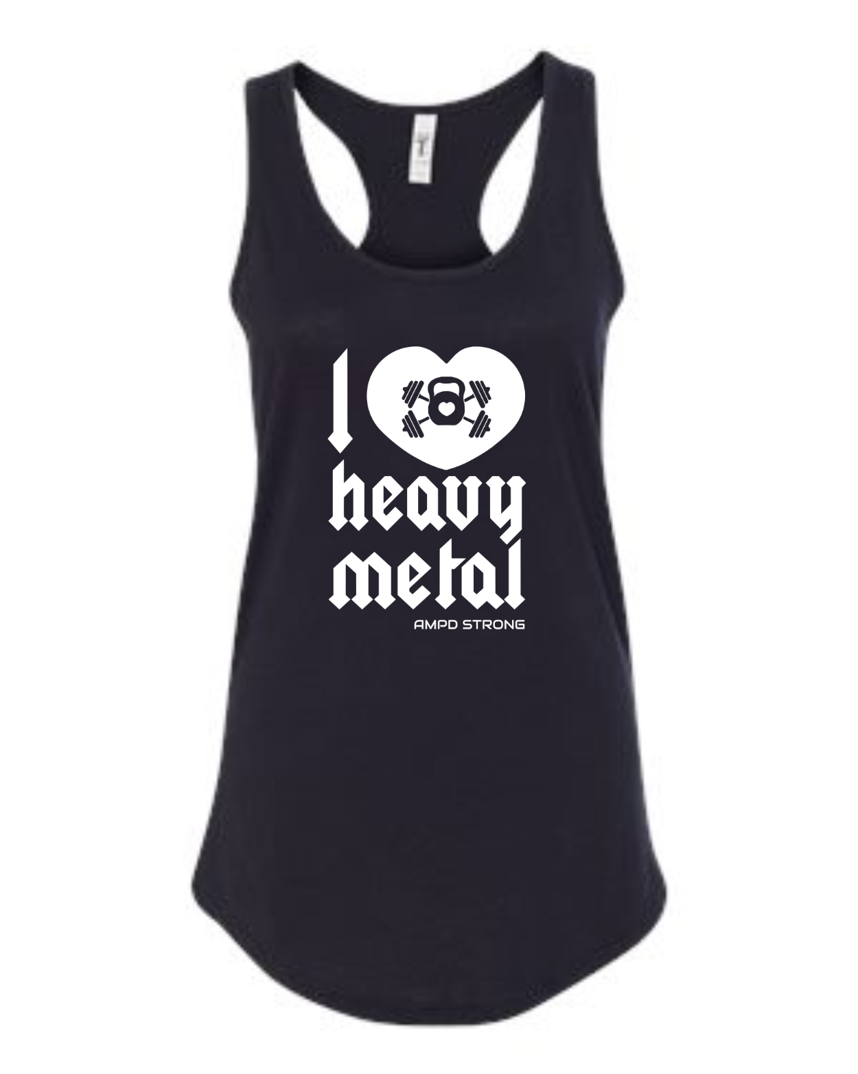 "I Love Heavy Metal" Racerback Tank Top