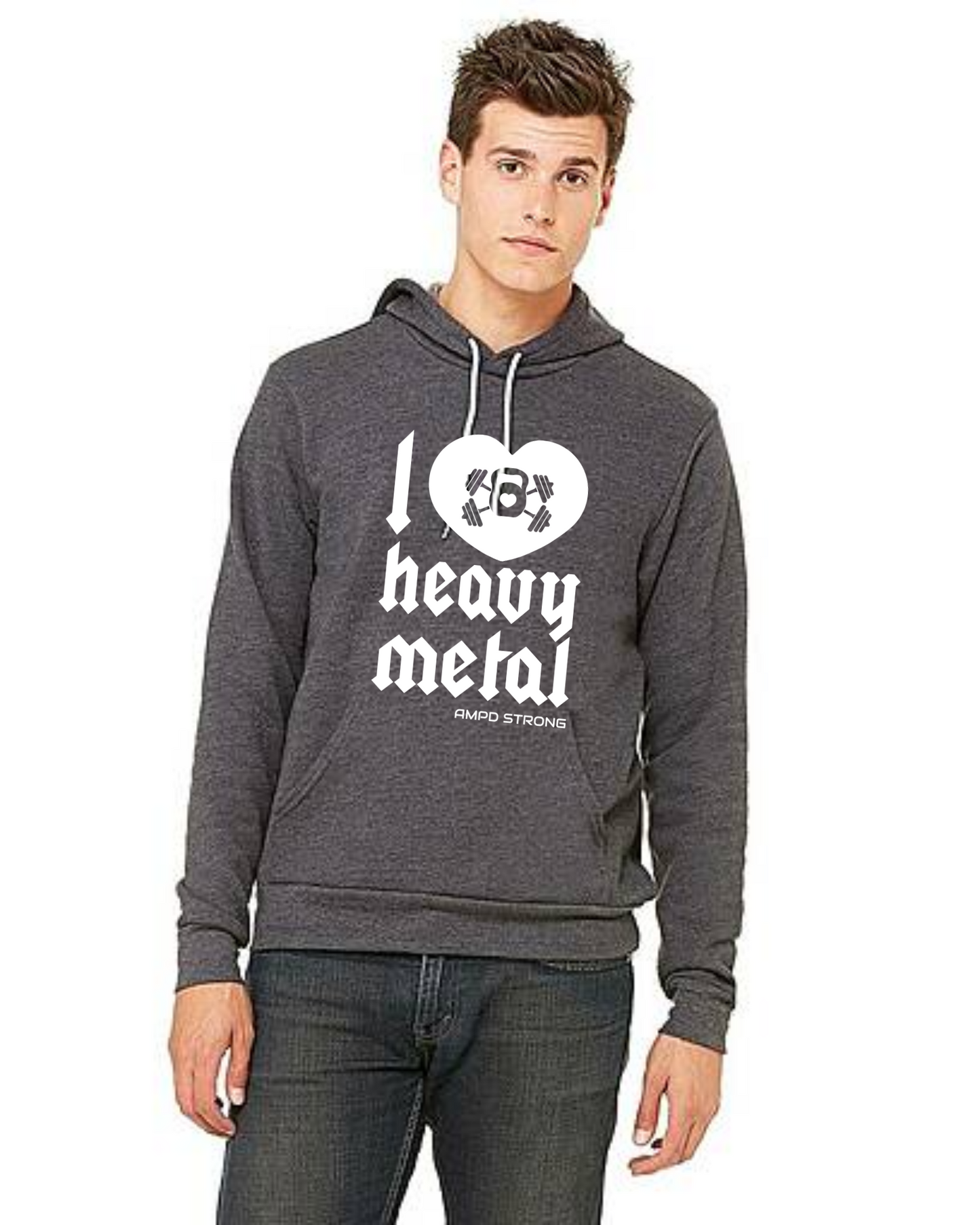 "I Love Heavy Metal" Unisex Hoodie