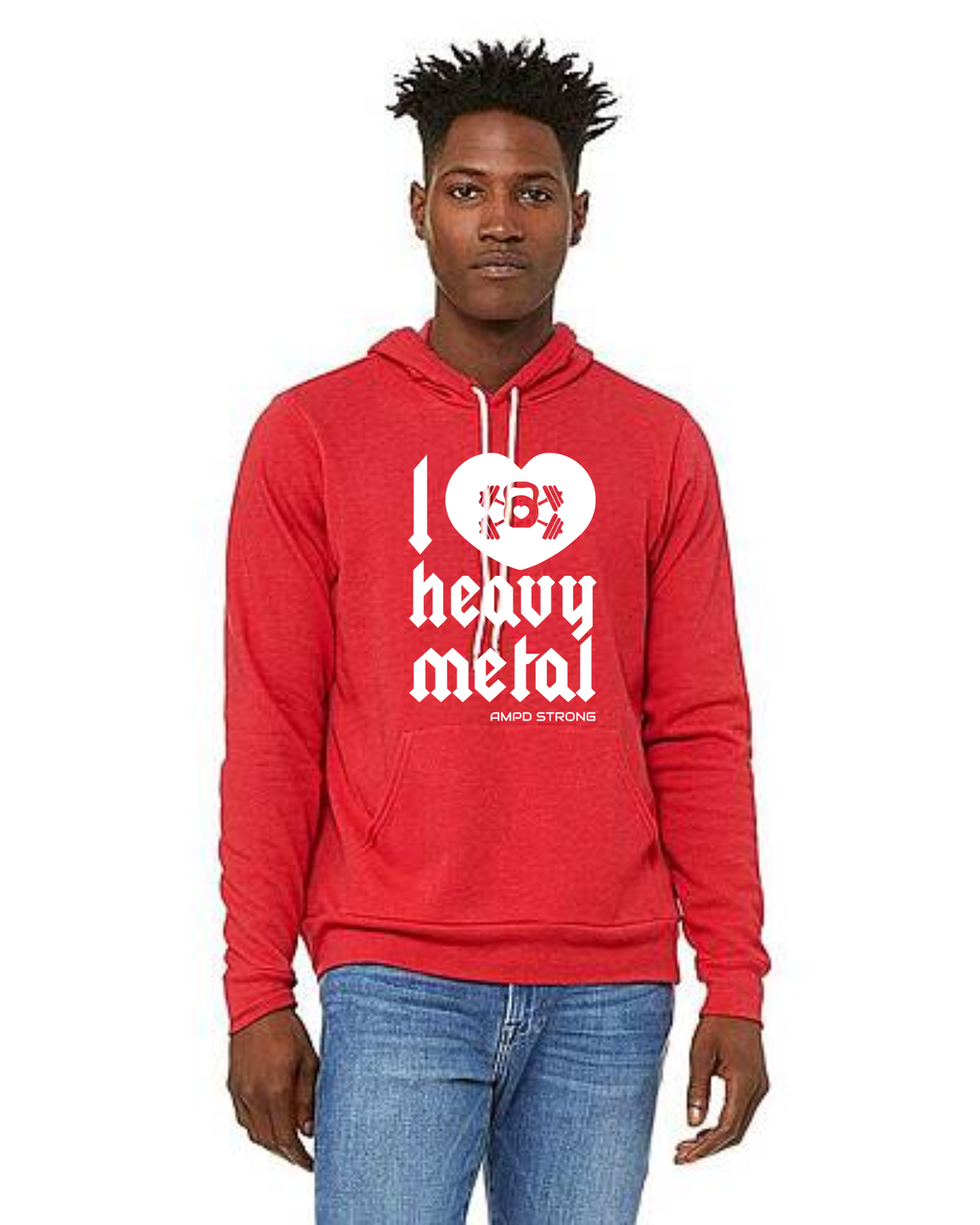 "I Love Heavy Metal" Unisex Hoodie