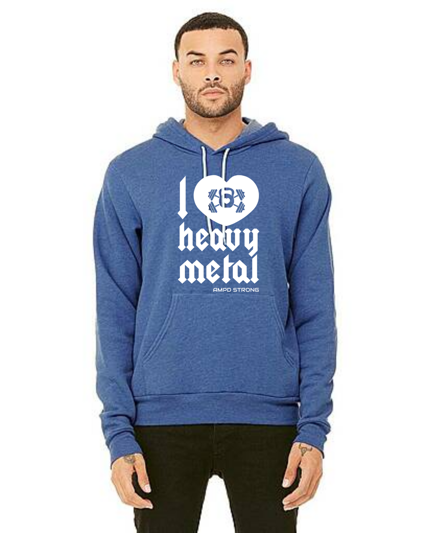 "I Love Heavy Metal" Unisex Hoodie