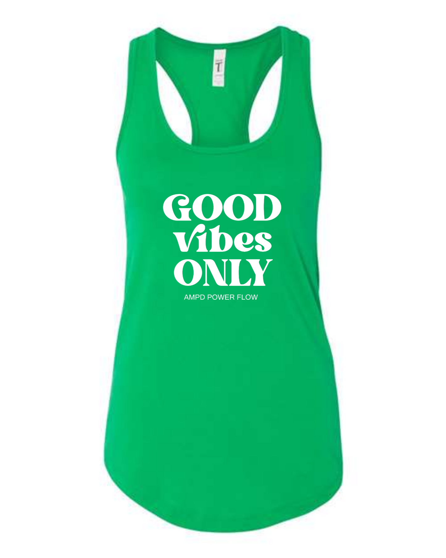 "Good Vibes Only" Racerback Tank Top