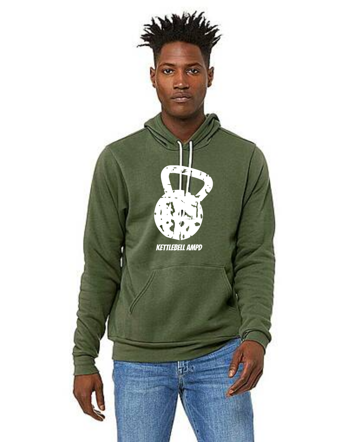 "Kettlebell Grunge" Unisex Hoodie