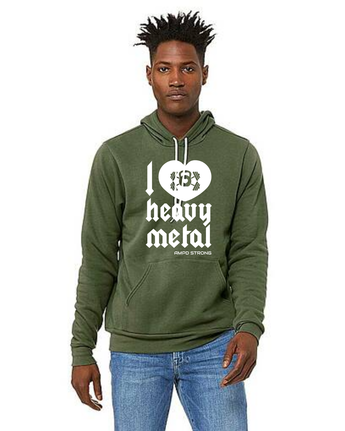 "I Love Heavy Metal" Unisex Hoodie