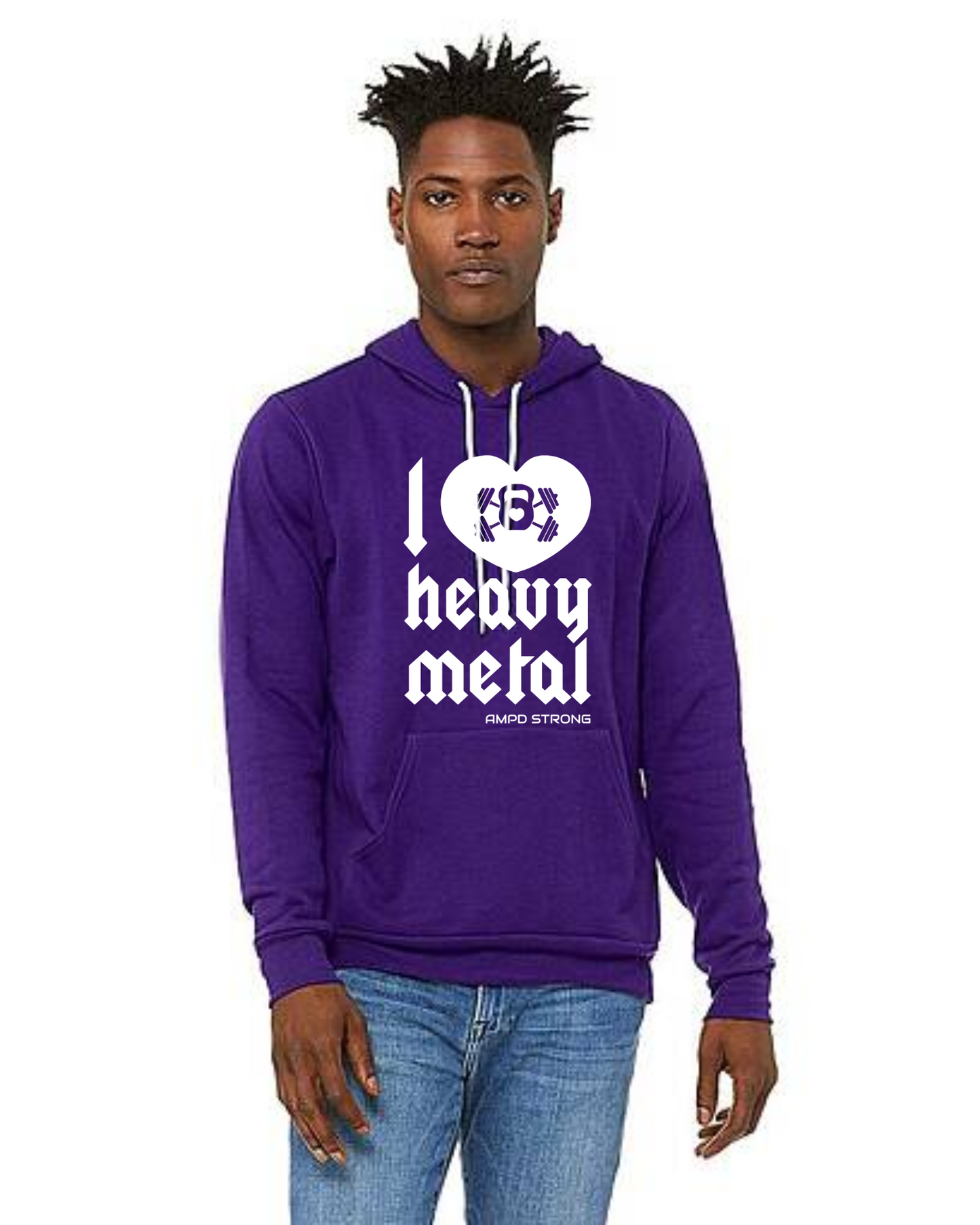 "I Love Heavy Metal" Unisex Hoodie