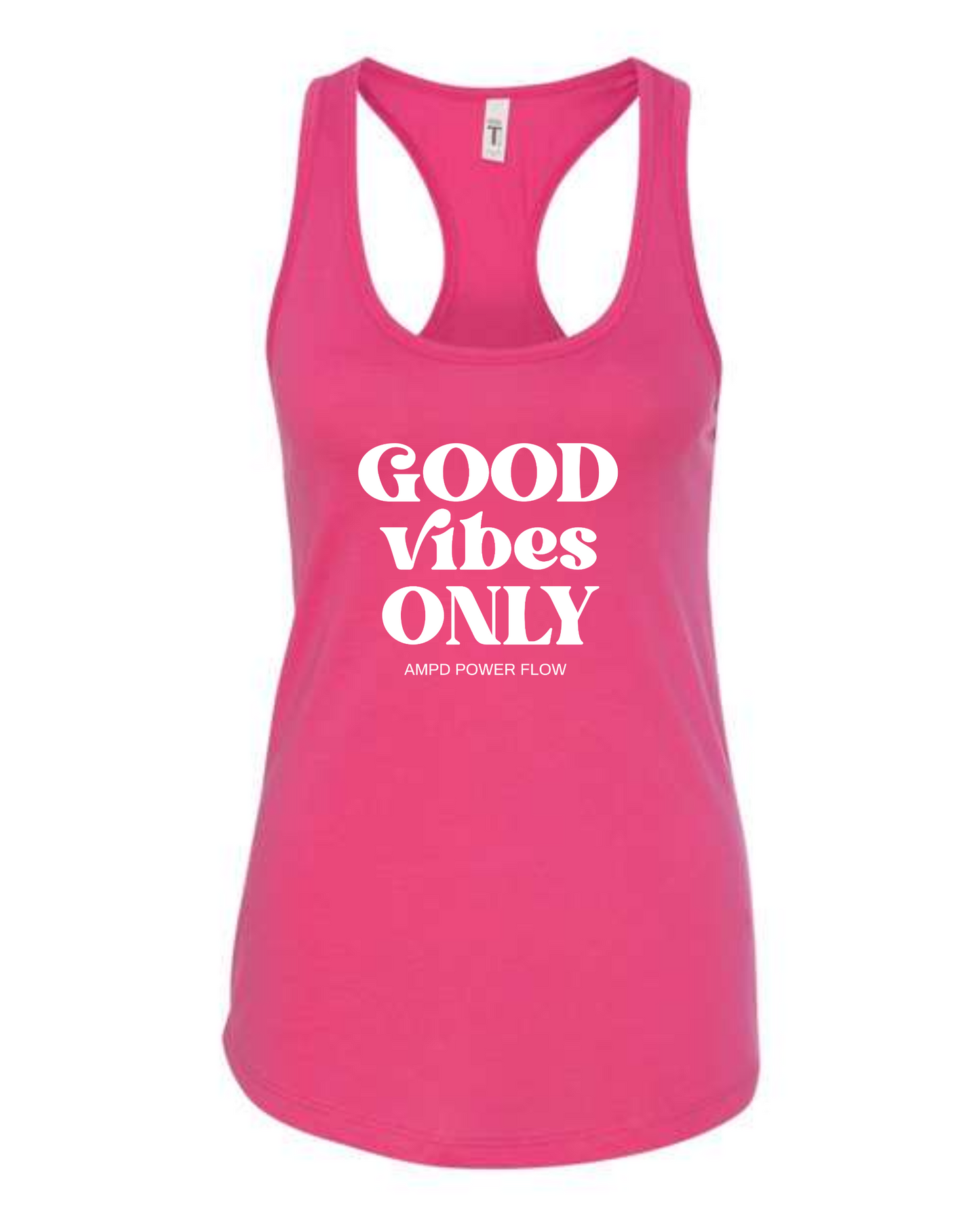 "Good Vibes Only" Racerback Tank Top