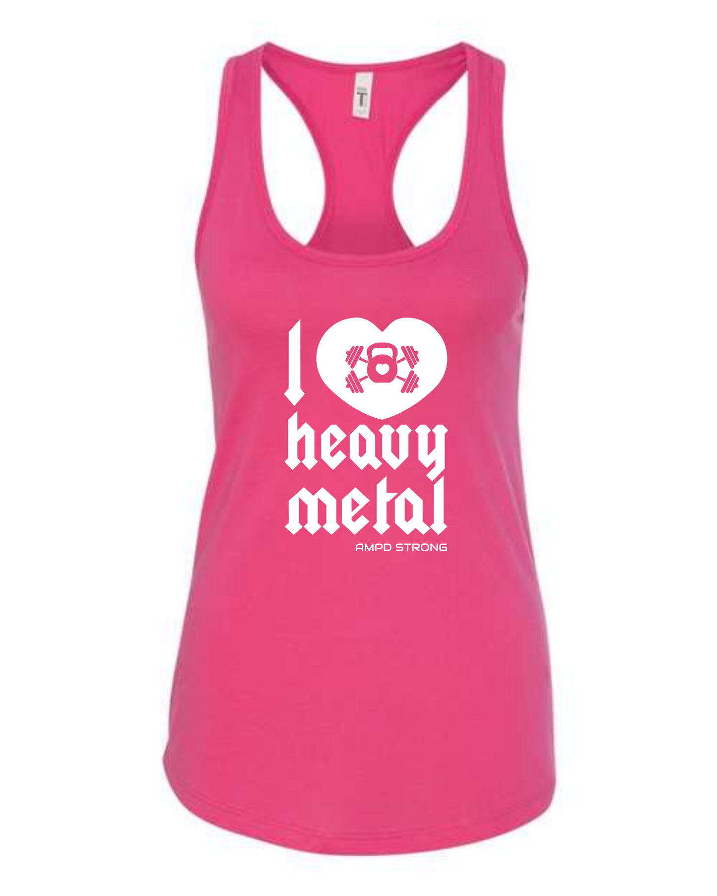 "I Love Heavy Metal" Racerback Tank Top