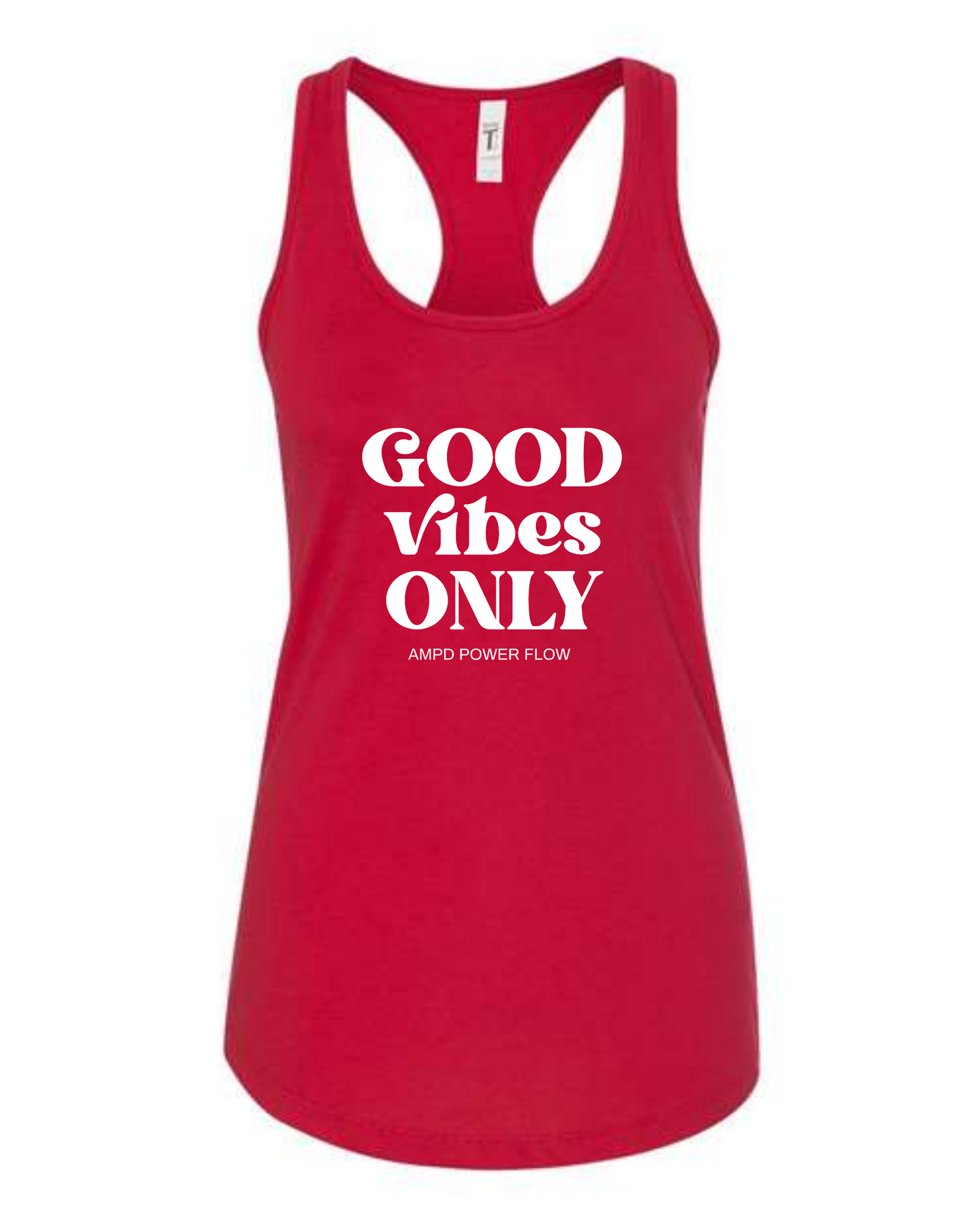 "Good Vibes Only" Racerback Tank Top
