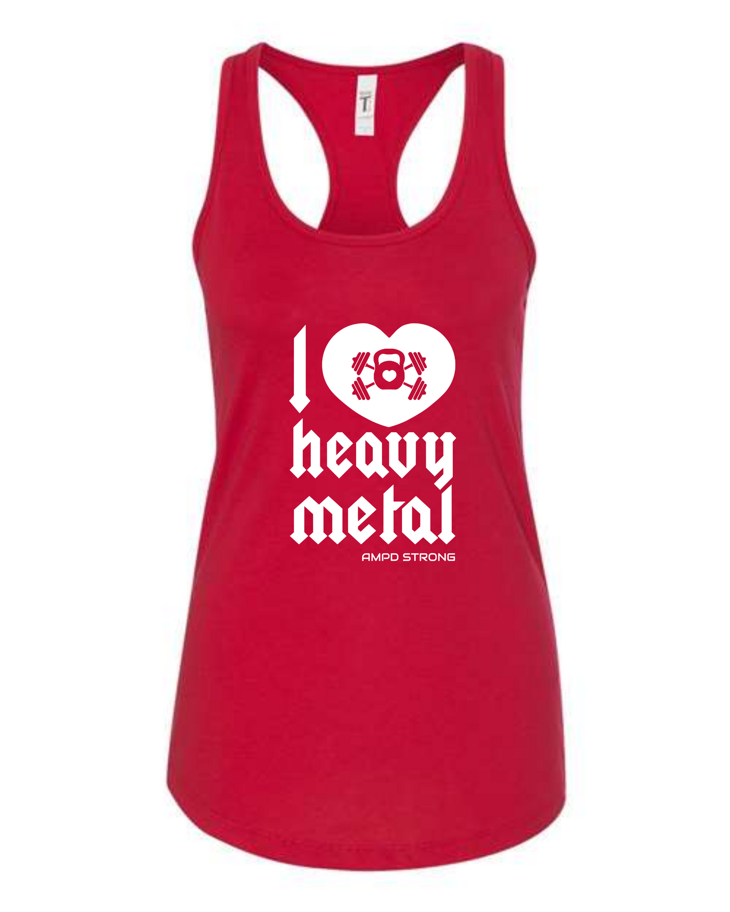 "I Love Heavy Metal" Racerback Tank Top