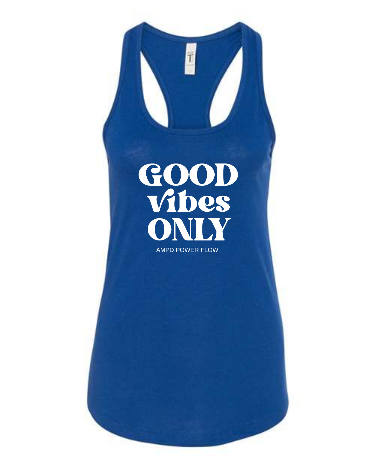 "Good Vibes Only" Racerback Tank Top