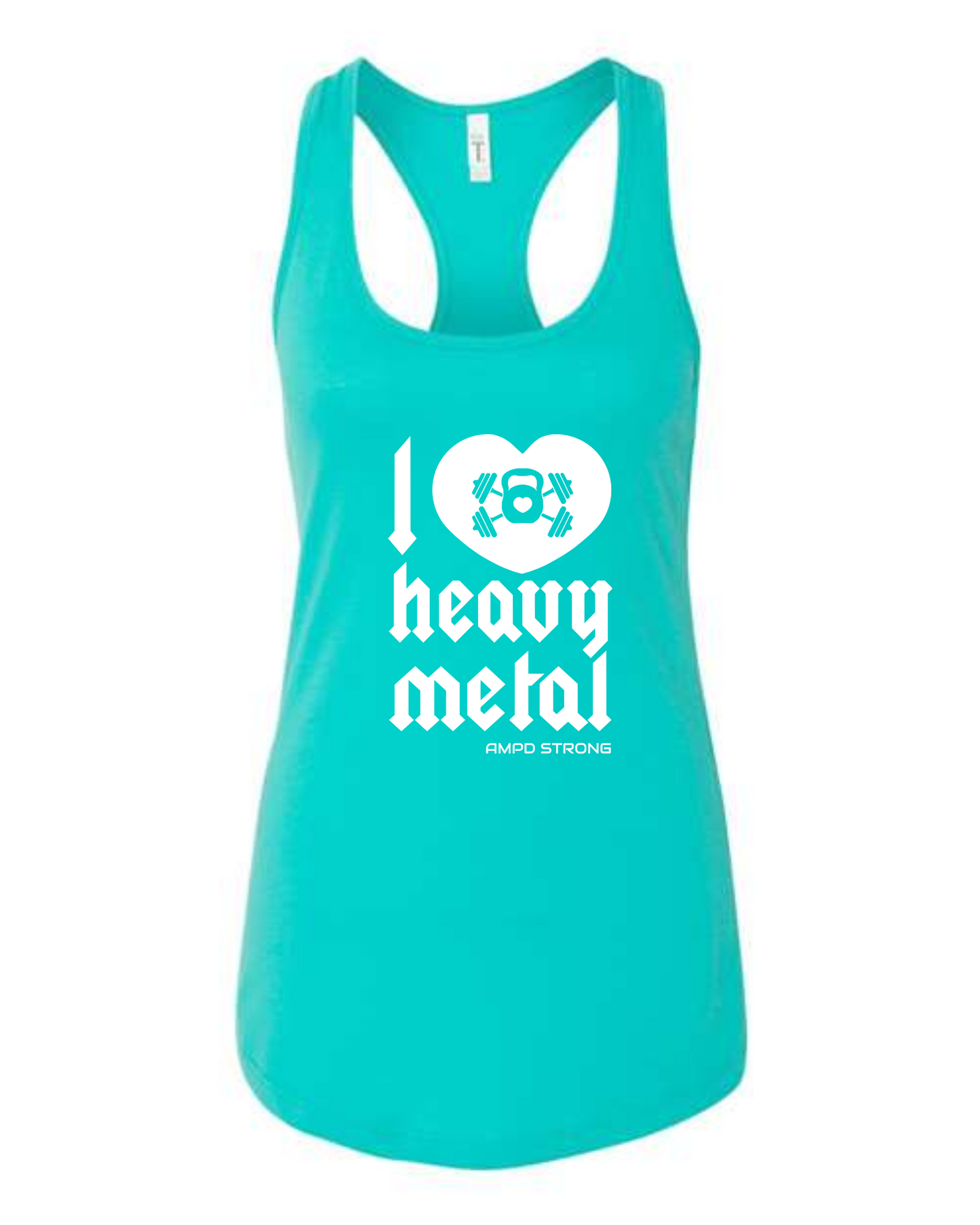 "I Love Heavy Metal" Racerback Tank Top