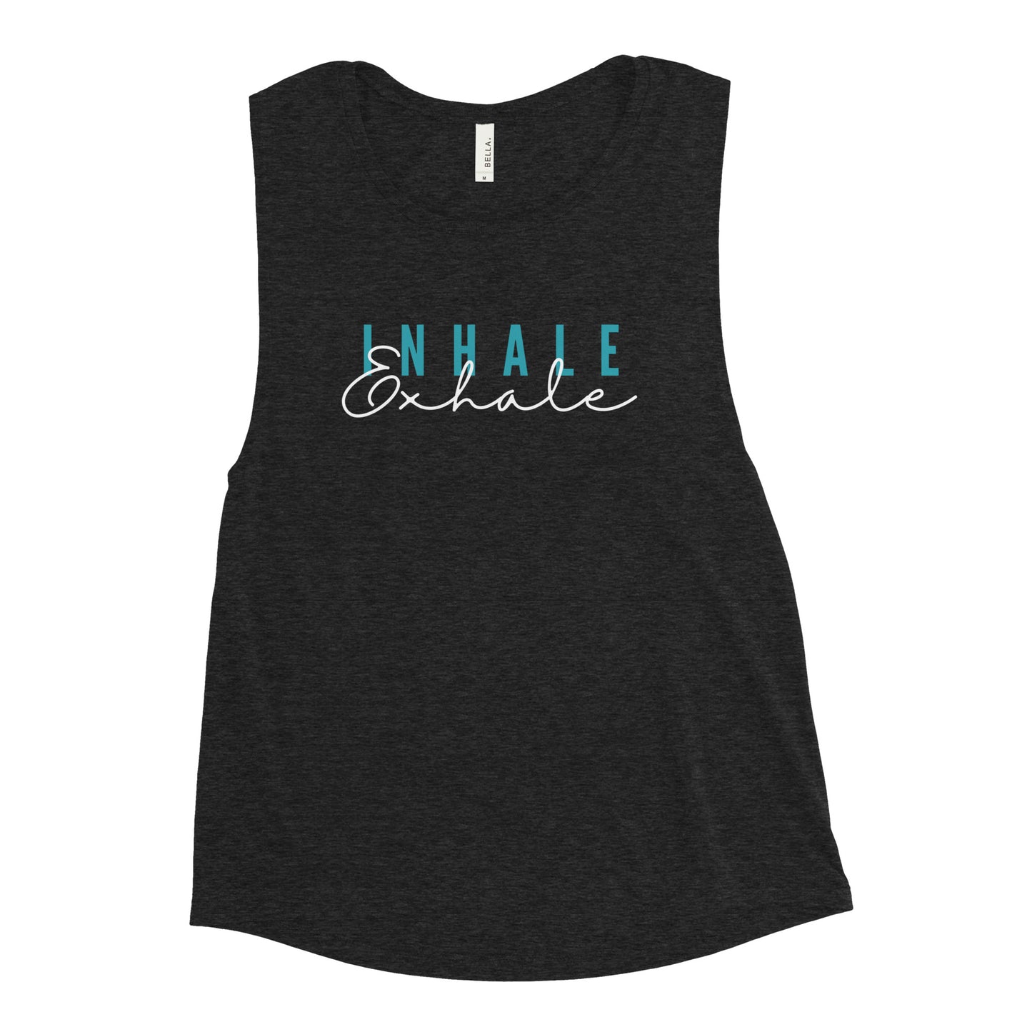 "Inhale Exhale" Ladies’ Muscle Tank