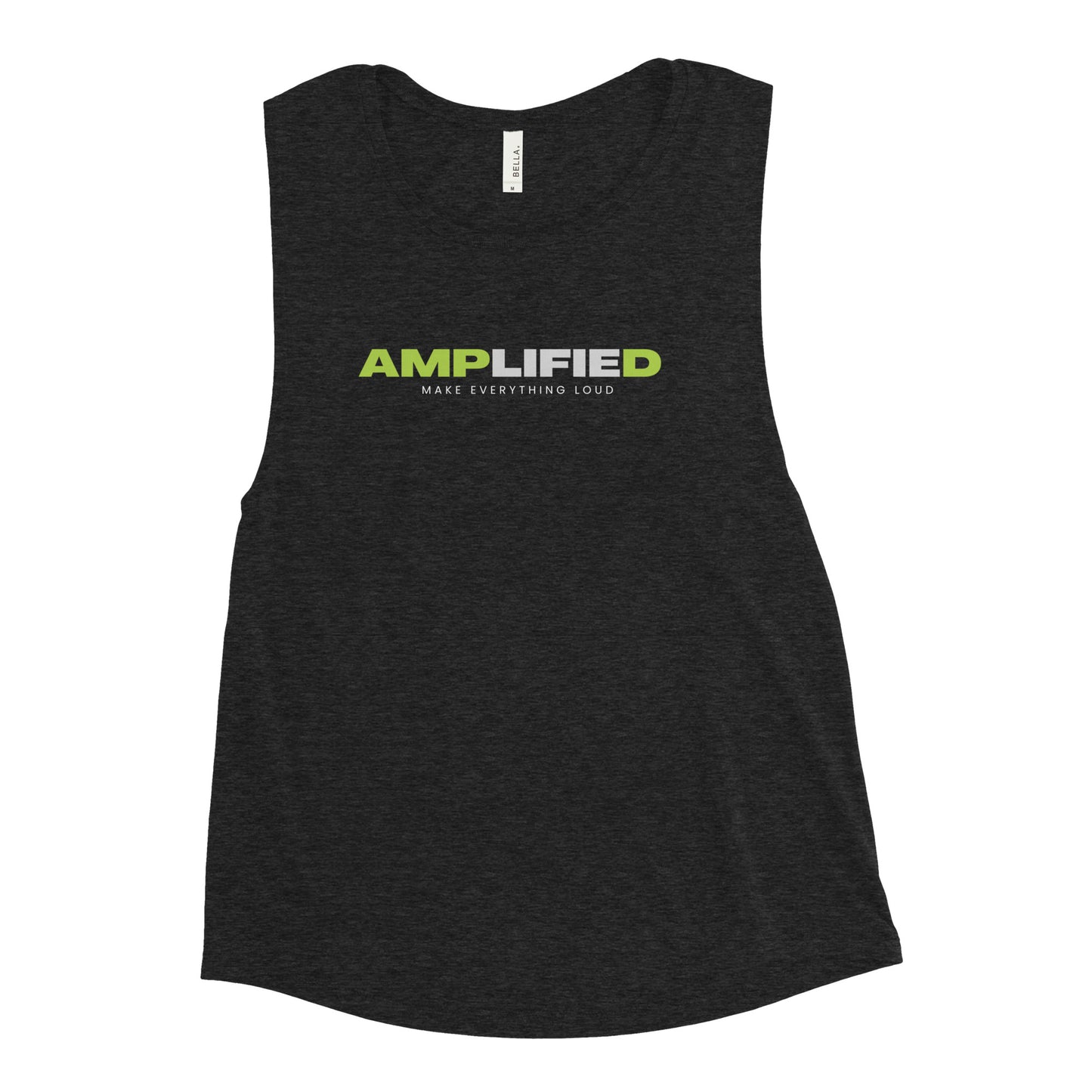 "AMPLIFIED" Ladies’ Muscle Tank