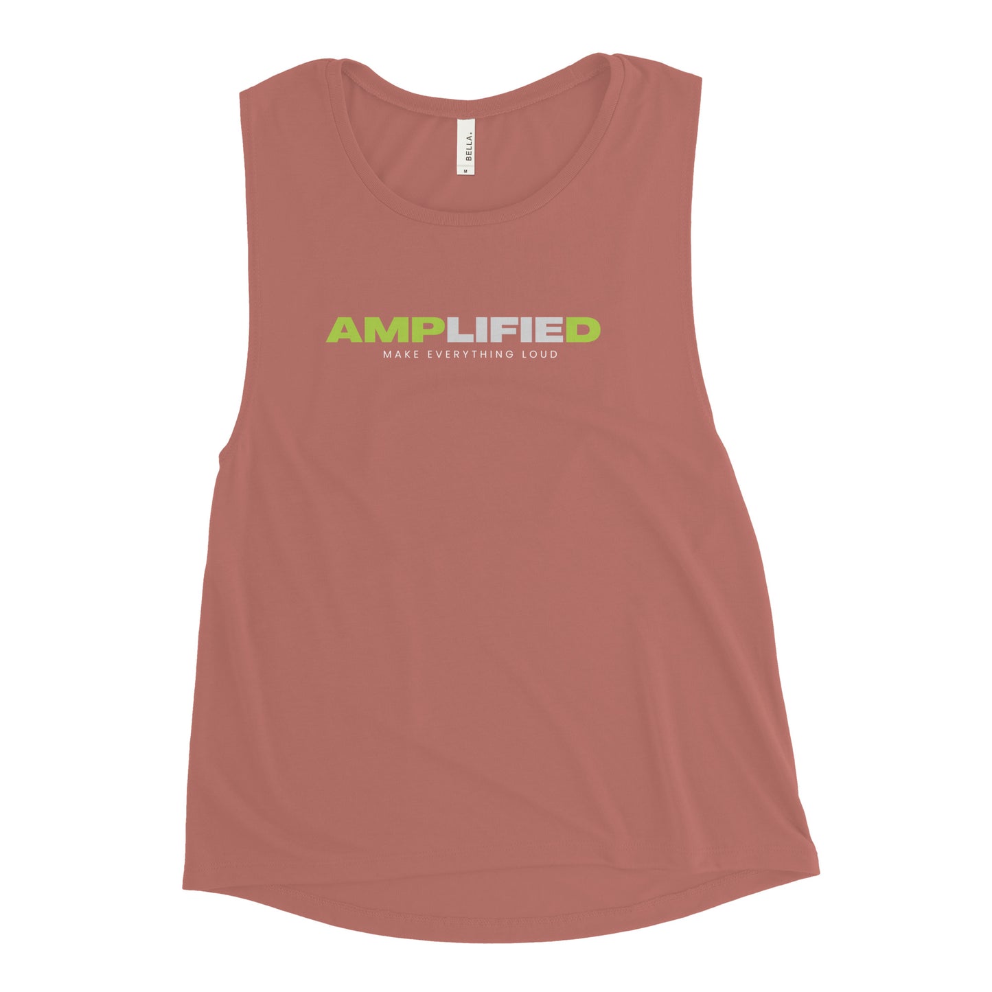 "AMPLIFIED" Ladies’ Muscle Tank