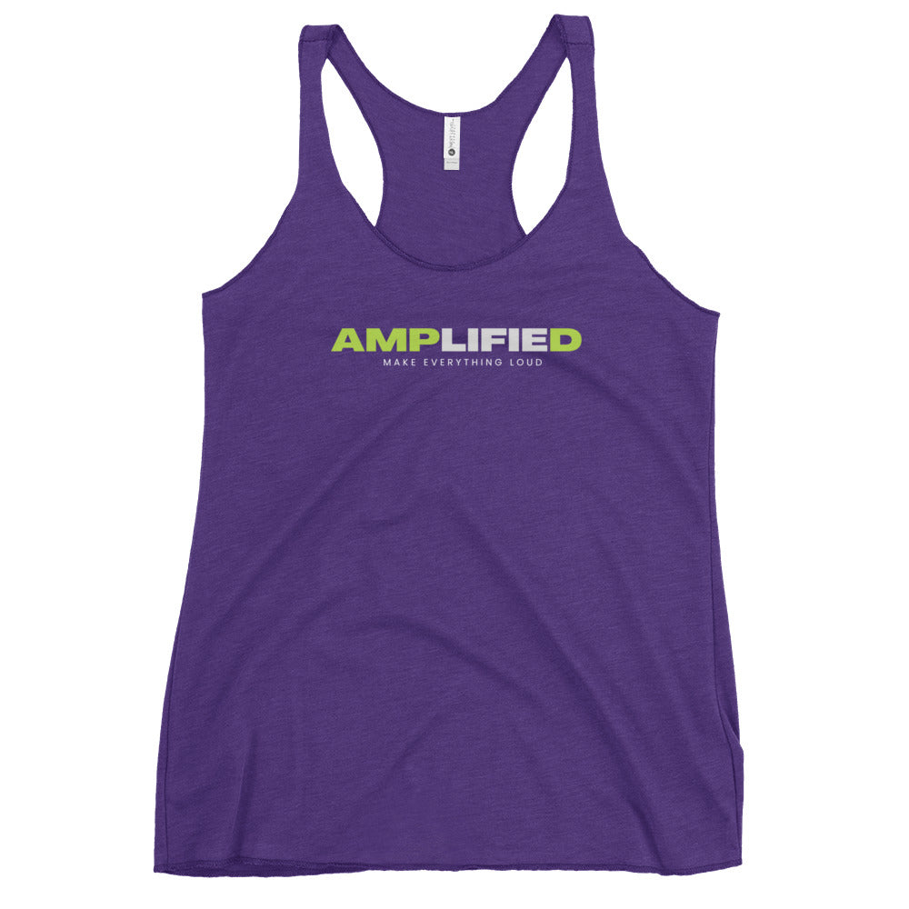 "AMPLIFIED" Women's Racerback Tank