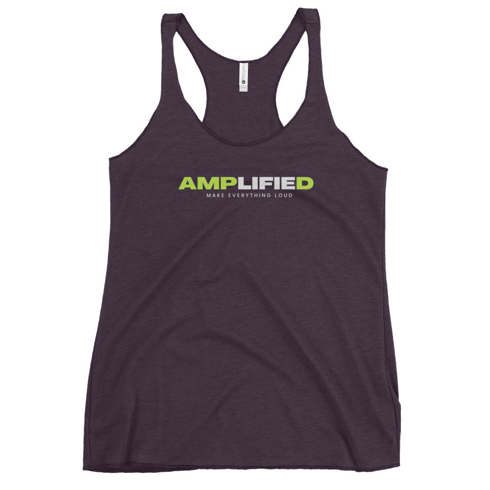 "AMPLIFIED" Women's Racerback Tank
