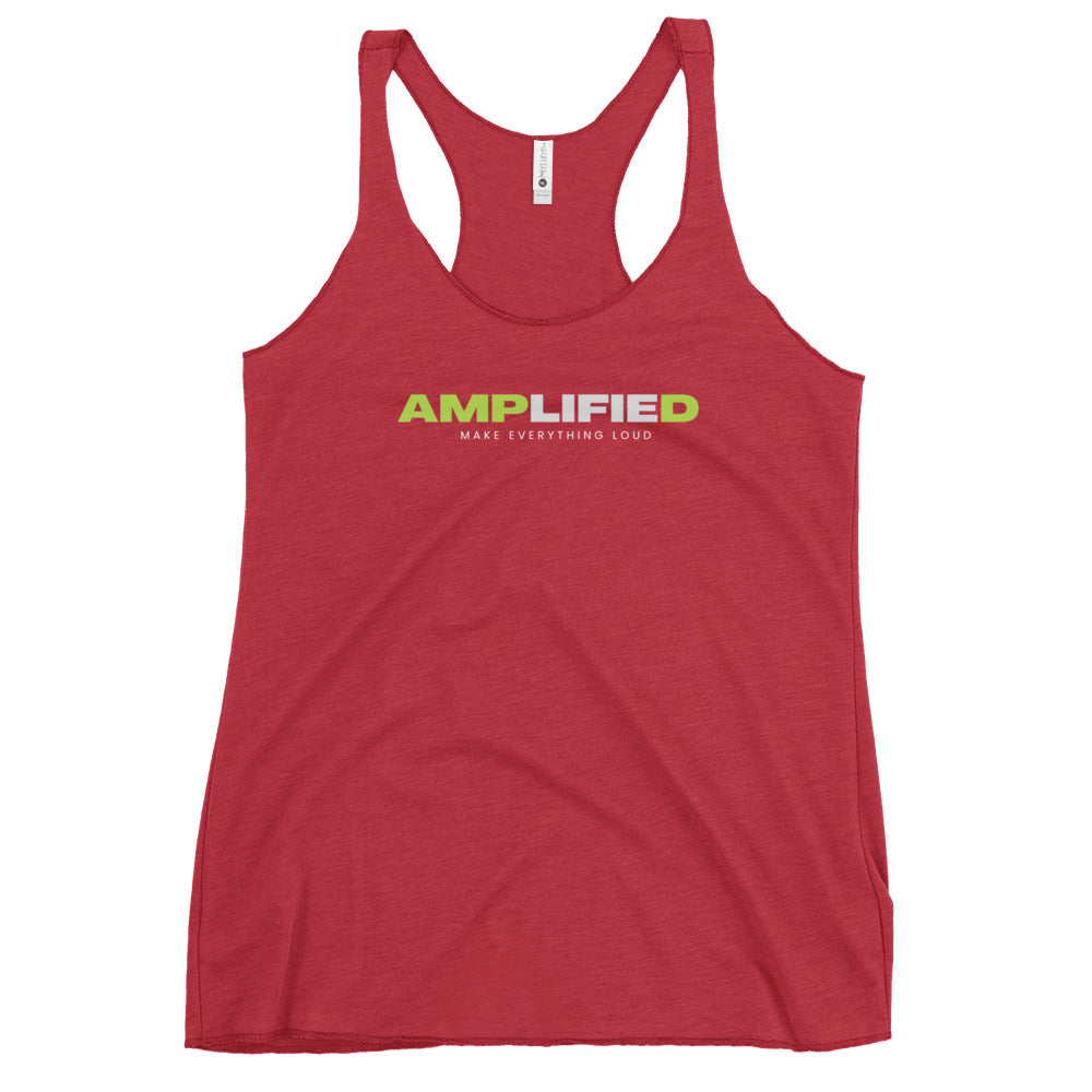 "AMPLIFIED" Women's Racerback Tank