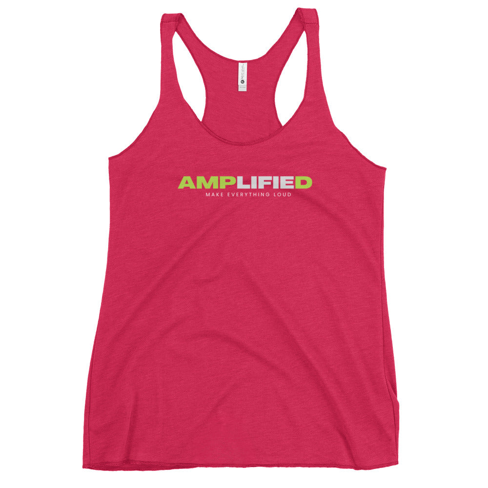 "AMPLIFIED" Women's Racerback Tank
