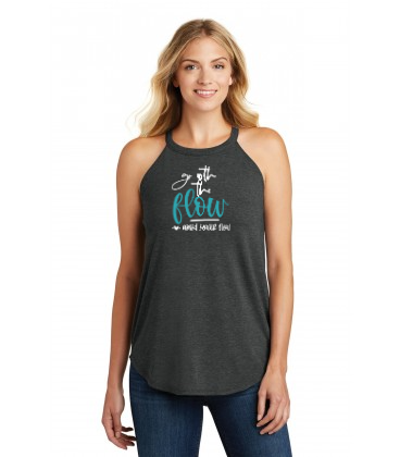 "Go With The Flow" Rocker Tank Top