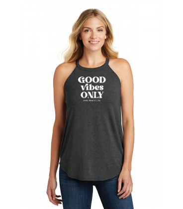 "Good Vibes Only" Rocker Tank Top