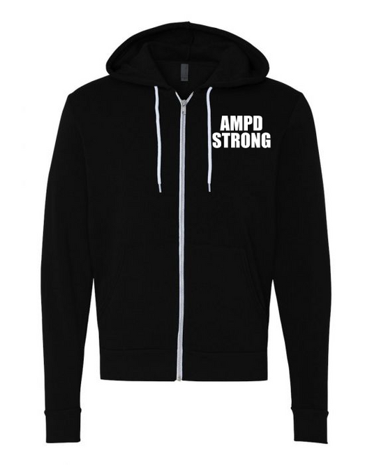 AMPD Strong Full Zip Fleece Hoodie