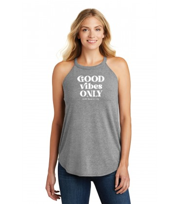 "Good Vibes Only" Rocker Tank Top