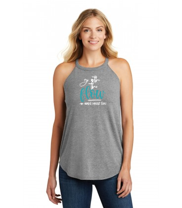 "Go With The Flow" Rocker Tank Top