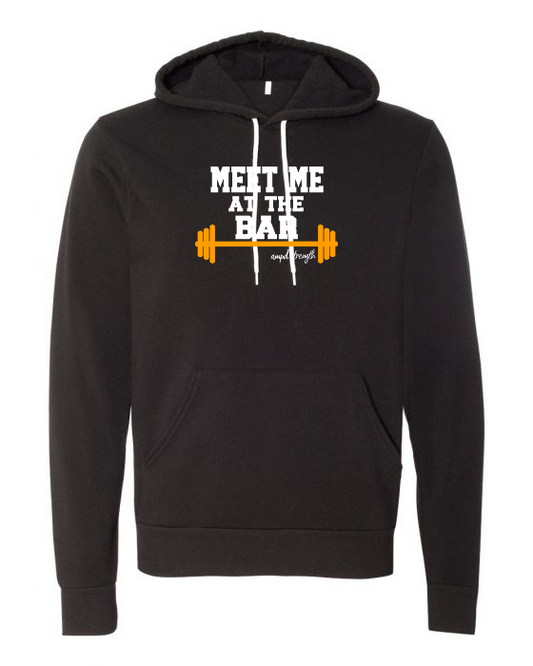 "Meet Me At The Bar" Fleece Hoodie (Unisex)