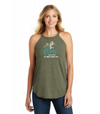 "Go With The Flow" Rocker Tank Top