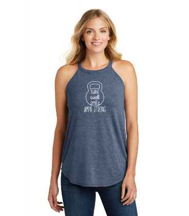 "Swing Sweat Smile" Rocker Tank Top