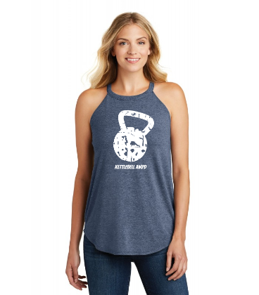 "Kettlebell Grunge" Rocker Tank Top