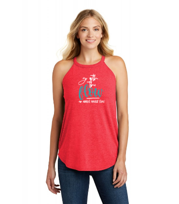 "Go With The Flow" Rocker Tank Top