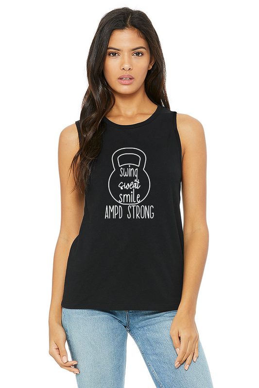 "Swing Sweat Smile" Muscle Tank (Women's)
