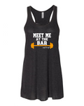 "Meet Me At The Bar" Flowy Racerback Tank (Women's)