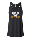 "Meet Me At The Bar" Flowy Racerback Tank (Women's)