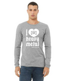 "I Love Heavy Metal" Unisex Jersey Long-Sleeve Tee