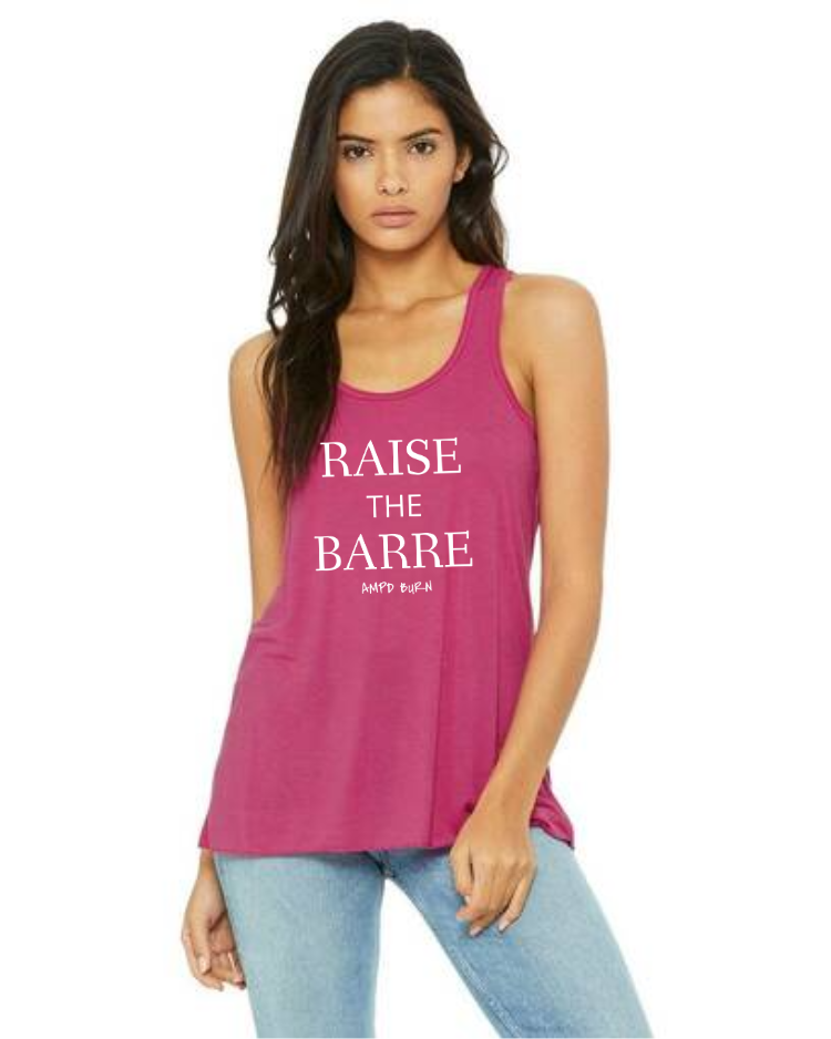 "Raise The Barre"  Flowy Racerback Tank Top