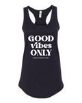 "Good Vibes Only" Racerback Tank Top