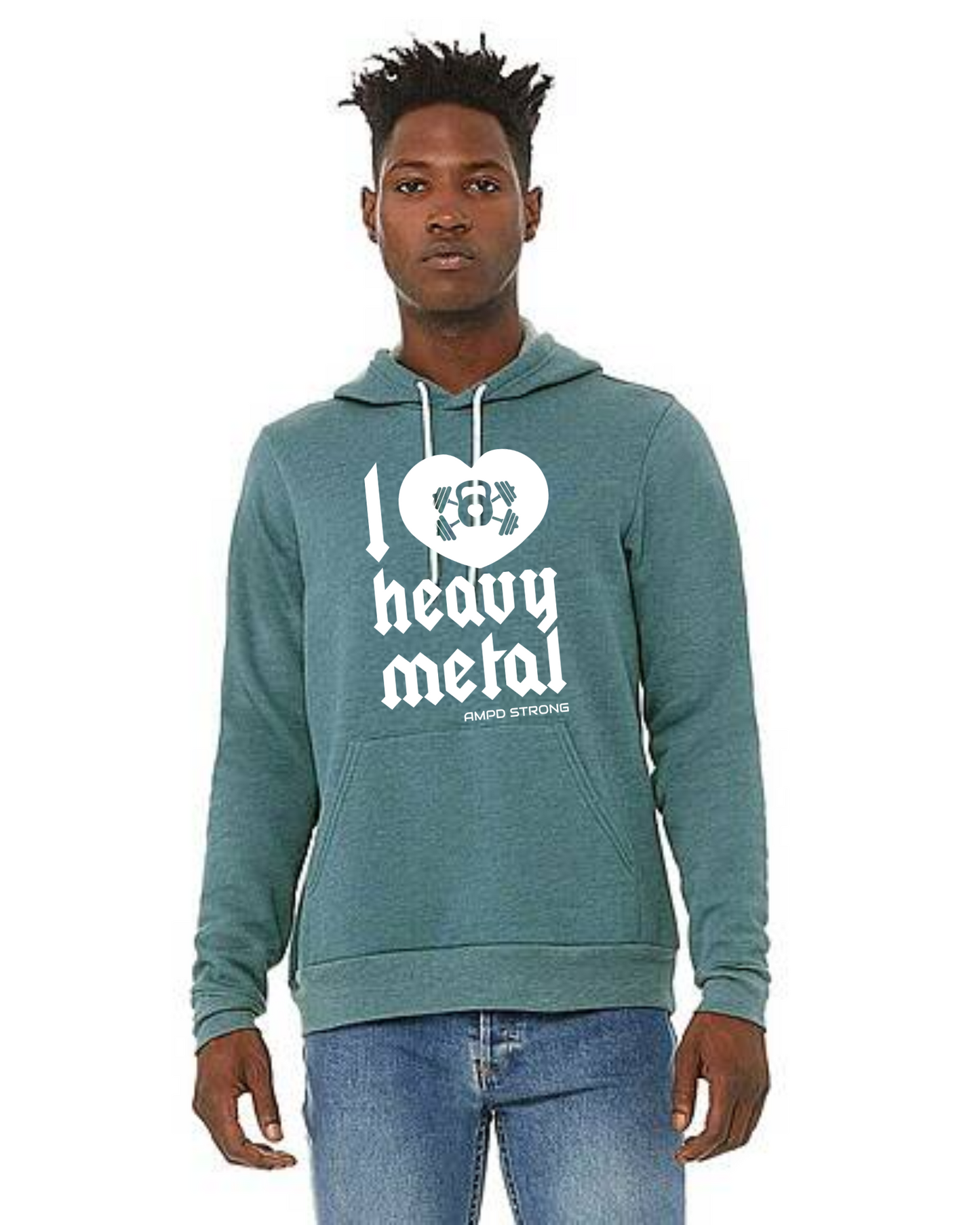 "I Love Heavy Metal" Unisex Hoodie