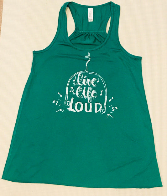 Live Life Loud Flowy Tank Top