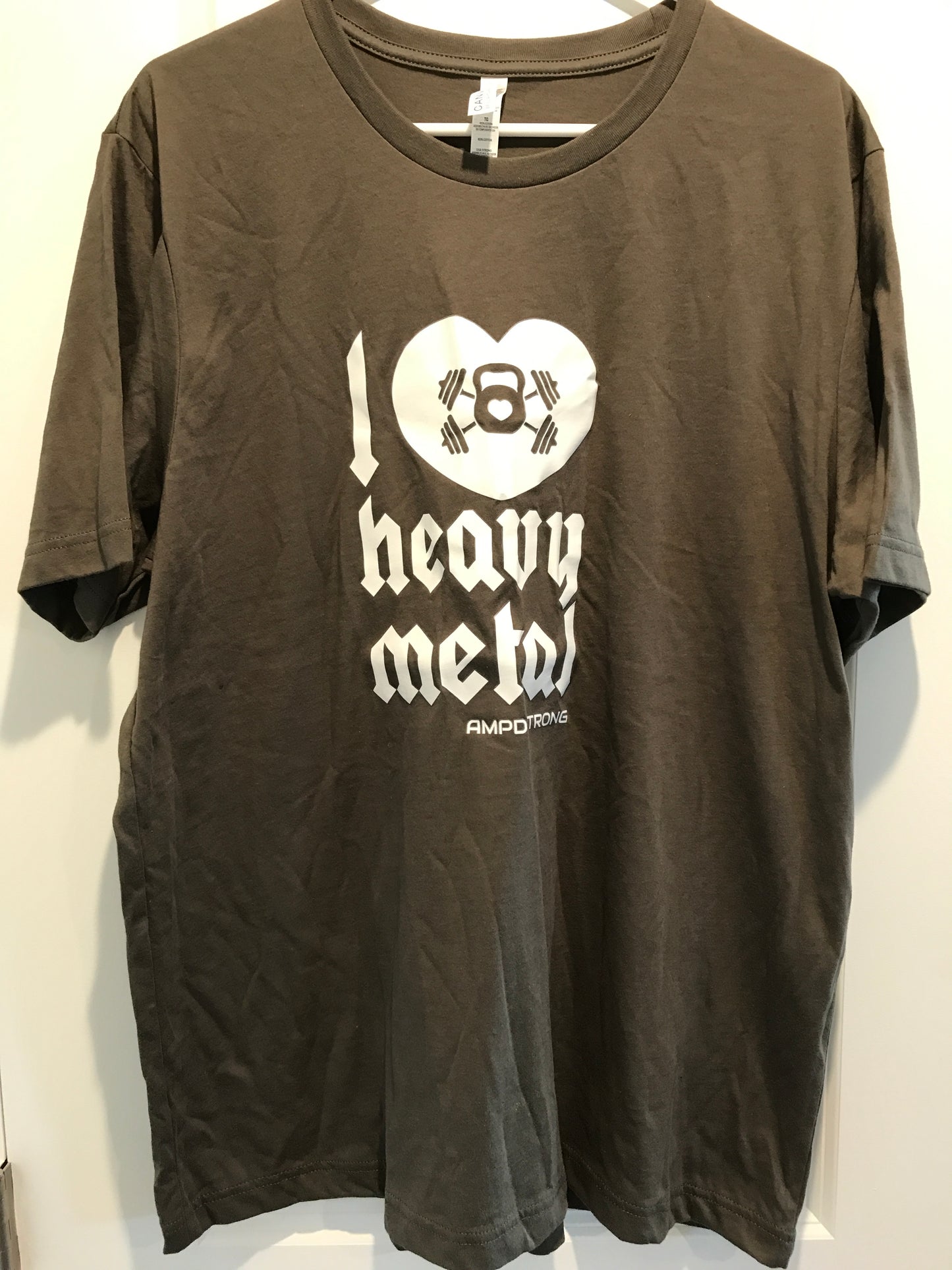 "I love heavy metal" short sleeve unisex tee